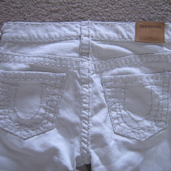 Brand New True Religion Women Super T Jeans sz 26 Made in USA Sales Sample - Picture 3 of 5